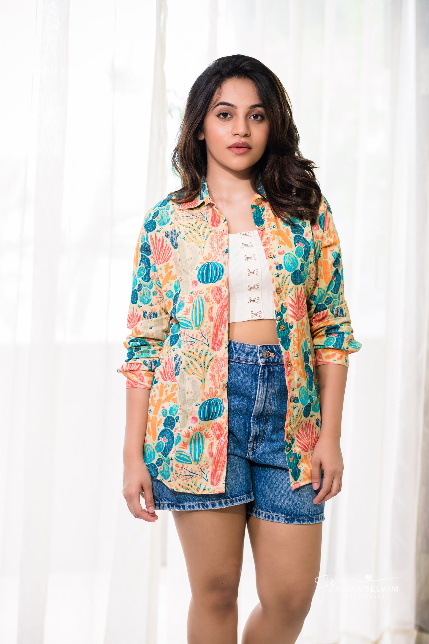 High - low shirt - Cacti